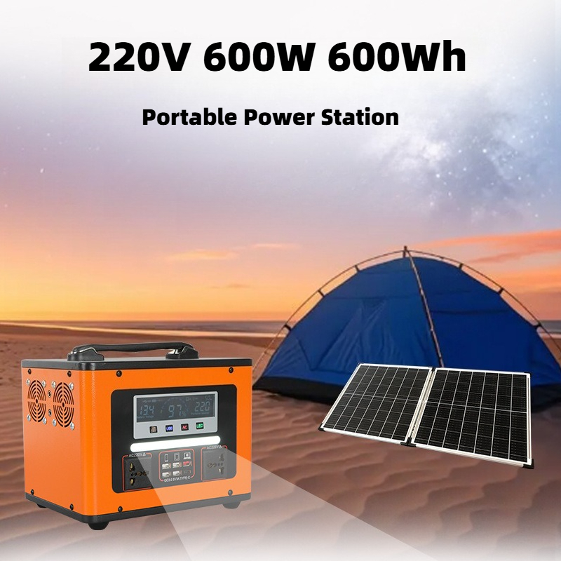Ac Outdoor Power - Stazione di Alimentazione Portatile 220V 600W