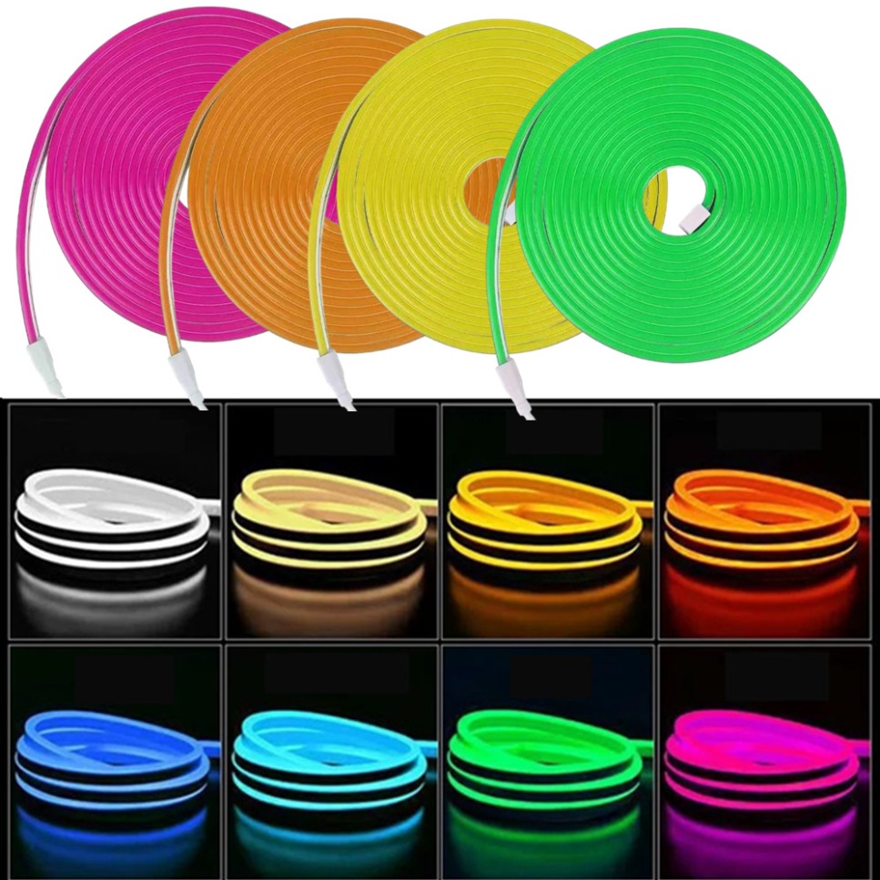 Outdoor Power Strip Weatherproof - Striscia LED Neon 1-5m 6mm Fai-da-Te