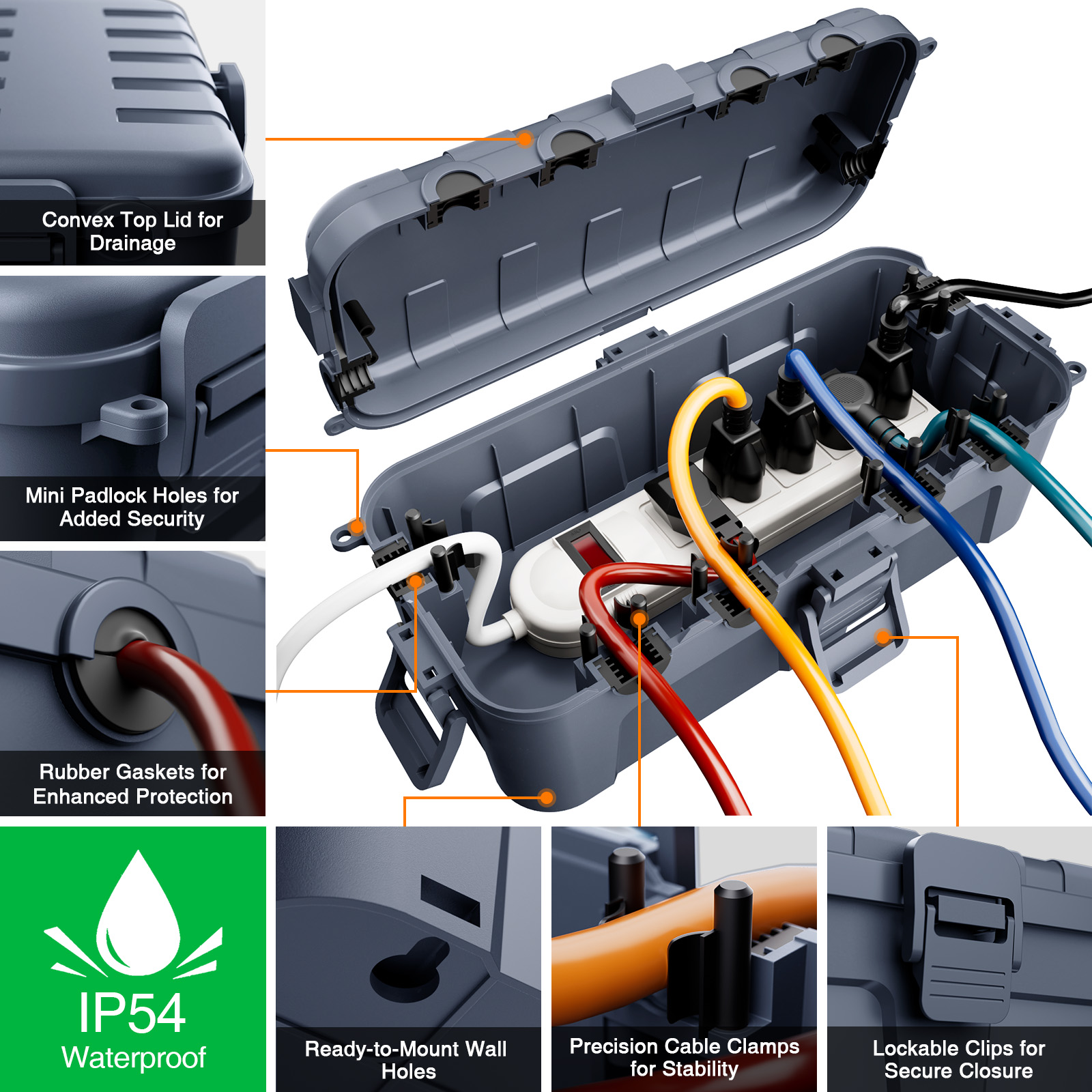 Copertura per prolunga resiste - Outdoor Use Power Strip recensione e prezzo
