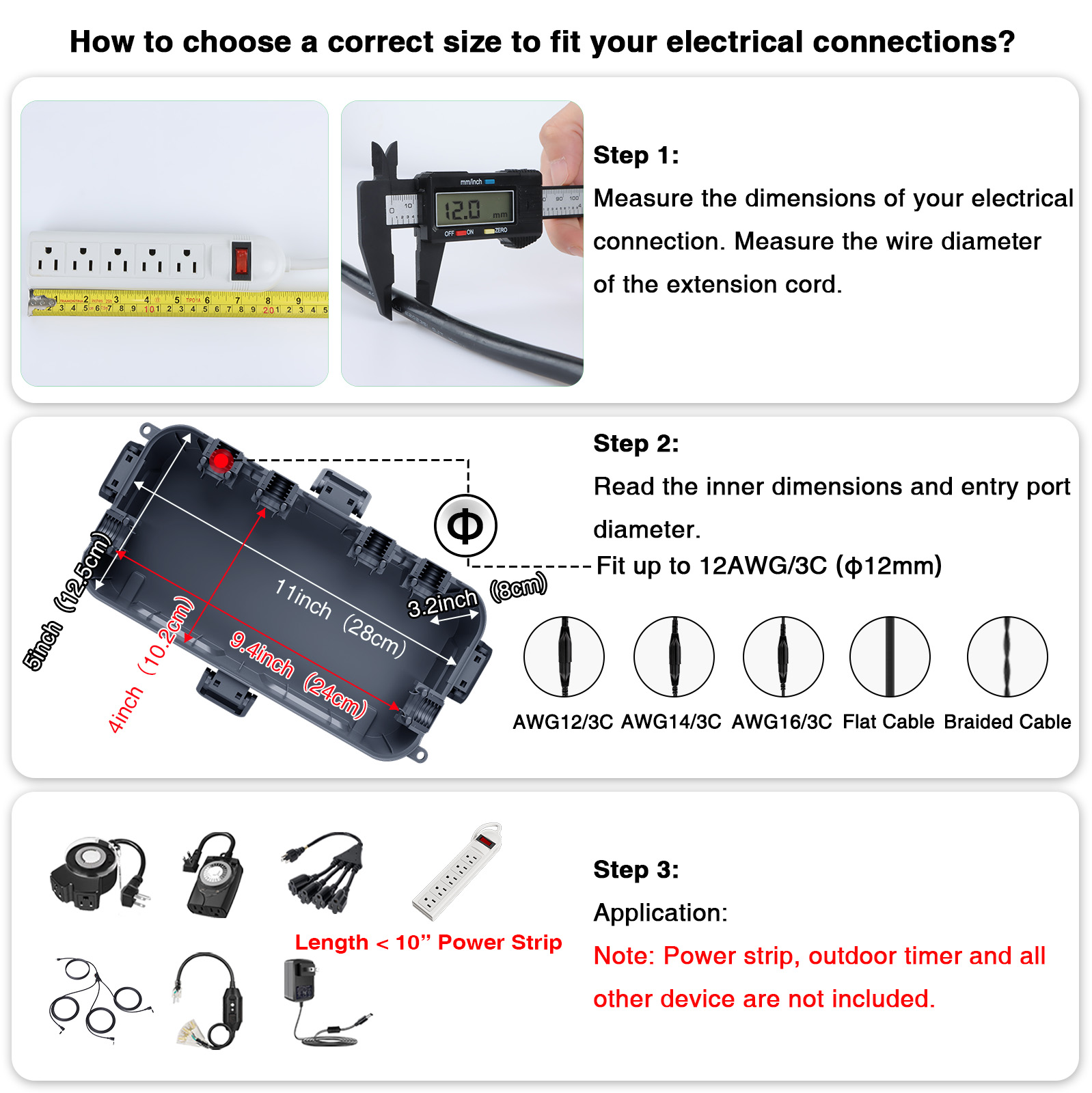 Copertura per prolunga resiste - Outdoor Use Power Strip recensione e prezzo