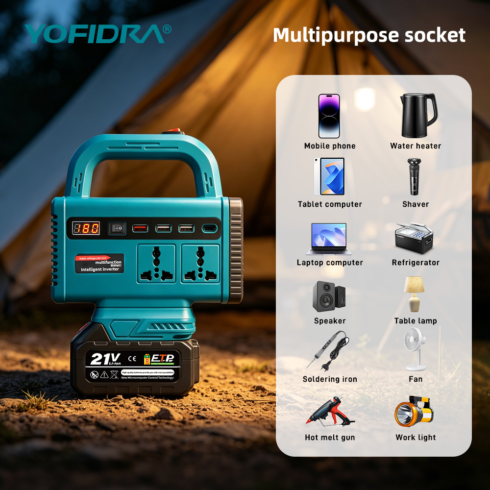 Inverter di potenza portatile  - Outdoor Power Adapter Usb C recensione e prezzo